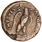 As - Augustus IMP T VESP AVG REST S C, Rome, 80-81 reverse image