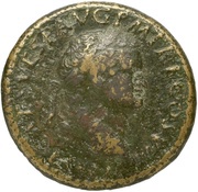 As - Titus IMP T VESP AVG REST S C; Ceres obverse image