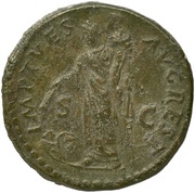 As - Galba IMP T VESP AVG REST S C, Rome, 80-81 reverse image