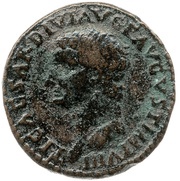 As - Tiberius IMP D CAES DIVI VESP F AVG REST obverse image