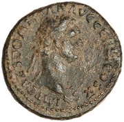 As - Domitian MONETA AVGVST S C; Moneta obverse image