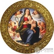 500 Francs Madonna and Child Enthroned in the Clouds, Cameroon, 2022 reverse image