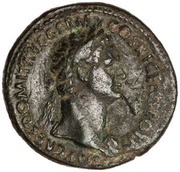 As - Domitian S C obverse image