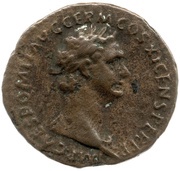 As - Domitian ANNONA AVG S C; Annona obverse image