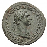 As - Domitian FIDEI PVBLICAE S C; Fides obverse image