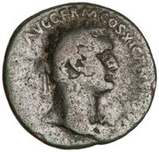 As - Domitian MONETA AVGVSTI S C; Moneta obverse image