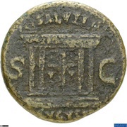 As - Domitian SALVTI AVGVSTI S C, Rome, 85 reverse image