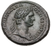 As - Domitian S C; Mars and Victory obverse image