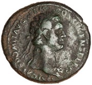 As - Domitian FIDEI PVBLICAE S C; Fides obverse image