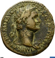 As - Domitian IOVI CONSERV S C; Jupiter obverse image