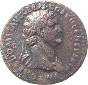 As - Domitian IOVI CONSERVATORI S C; Jupiter obverse image