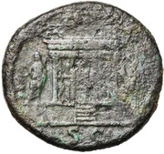 As - Domitian PACIS S C, Rome, 86 reverse image