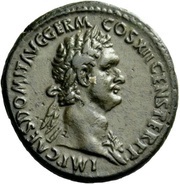 As - Domitian S C obverse image