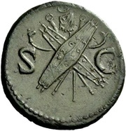 As - Domitian S C, Rome, 86 reverse image