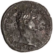 As - Domitian FIDEI PVBLICAE S C; Fides obverse image