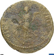 As - Domitian FIDEI PVBLICAE S C; Fides, Rome, 87 reverse image
