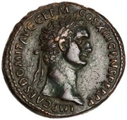 As - Domitian FORTVNAE AVGVSTI S C; Fortuna obverse image