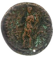As - Domitian MONETA AVGVST S C; Moneta, Rome, 87 reverse image