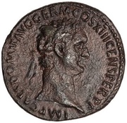 As - Domitian MONETA AVGVSTI S C; Moneta obverse image