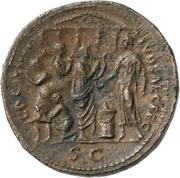 As - Domitian COS XIIII LVD SAEC FEC S C, Rome, 88 reverse image
