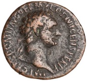 As - Domitian MONETA AVGVSTI S C; Moneta obverse image