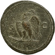 As - Domitian S C, Rome, 95-96 reverse image