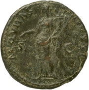 As - Nerva AEQVITAS AVGVST S C; Aequitas, Rome, 96 reverse image