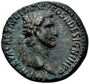 As - Nerva LIBERTAS PVBLICA S C; Libertas obverse image