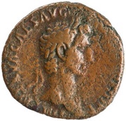 As - Nerva FORTVNA AVGVST S C; Fortuna obverse image