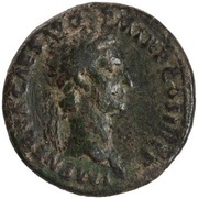 As - Nerva FORTVNA AVGVST S C; Fortuna obverse image