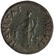 As - Nerva FORTVNA AVGVST S C; Fortuna, Rome, 97 reverse image
