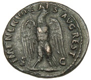 As - Augustus IMP NERVA CAES AVG REST S C, Rome, 98 reverse image