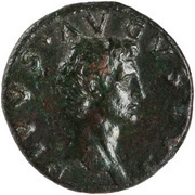 As - Augustus IMP NERVA CAES AVG REST S C obverse image