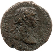 As - Trajan IMP CAES NERVAE TRAIANO AVG GER DAC PM TR P COS VI P P, Rome, 98-117 reverse image