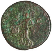 As - Trajan TR POT COS II S C; Victory, Rome, 98-99 reverse image