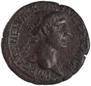 As - Trajan TR POT COS III P P S C; Victory obverse image