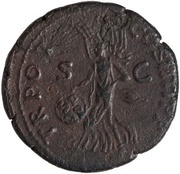 As - Trajan TR POT COS III P P S C; Victory, Rome, 101-102 reverse image