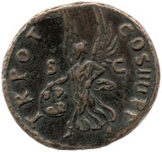 As - Trajan TR POT COS III P P S C; Victory, Rome, 101-102 reverse image