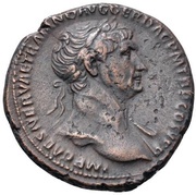 As - Trajan S P Q R OPTIMO PRINCIPI S C ALIM ITAL obverse image