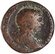 As - Trajan S P Q R OPTIMO PRINCIPI S C; Roma and Victory obverse image