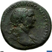 As - Trajan S P Q R OPTIMO PRINCIPI S C; Pax obverse image