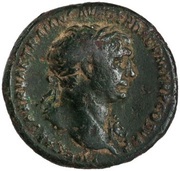 As - Trajan S P Q R OPTIMO PRINCIPI S C; Victory obverse image