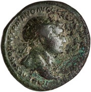 As - Trajan S P Q R OPTIMO PRINCIPI S C; Victory obverse image