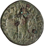 As - Trajan S P Q R OPTIMO PRINCIPI S C; Victory, Rome, 103-111 reverse image