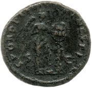 As - Trajan S P Q R OPTIMO PRINCIPI S C; Victory, Rome, 103-111 reverse image