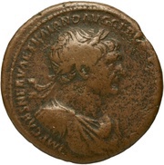 As - Trajan S P Q R OPTIMO PRINCIPI S C obverse image