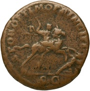 As - Trajan S P Q R OPTIMO PRINCIPI S C, Rome, 103-111 reverse image