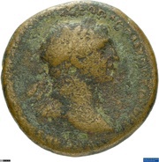 As - Trajan S P Q R OPTIMO PRINCIPI S C obverse image