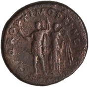 As - Trajan S P Q R OPTIMO PRINCIPI S C; Victory, Rome, 103-111 reverse image