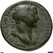 As - Trajan S P Q R OPTIMO PRINCIPI S C; Dacia obverse image
